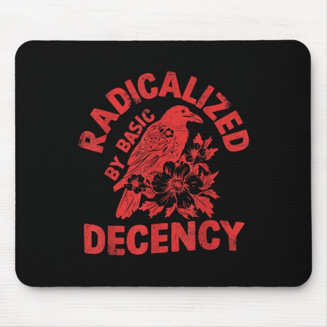 Mousepad Radicalizado Floral Por Ativo Feminista De Decênci (Frente)
