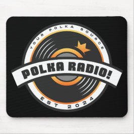Mousepad Rádio Polka (Preto)