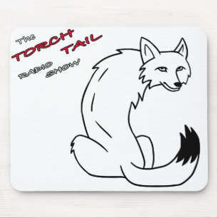 Mousepad Rádio Tortura Sentado Coyote em um Rato Pa