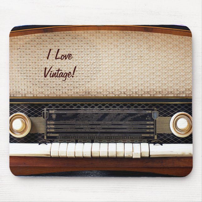 Mousepad Rádio velho (Frente)