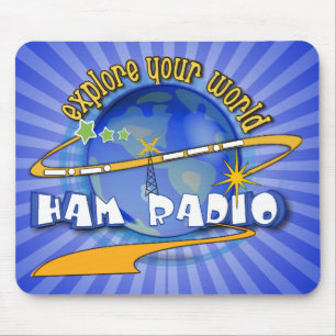 MOUSEPAD RADIOAMADOR - EXPLORE SEU MUNDO