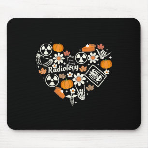 Mousepad Radiologia Cai No Coração Xray Tech Autumn Pumpkin