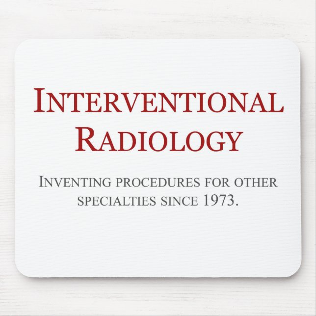 Mousepad Radiologia de Interventional (Frente)