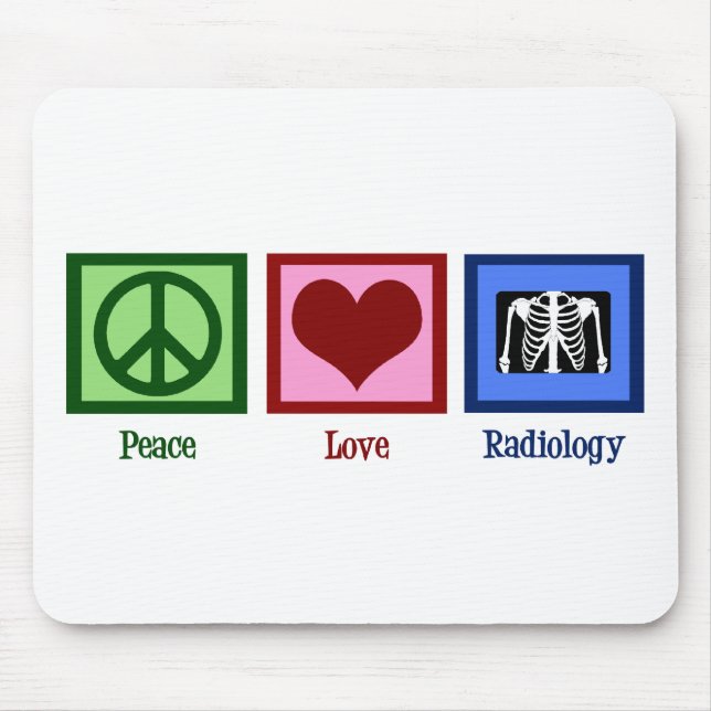 Mousepad Radiologia do Amor pela Paz (Frente)