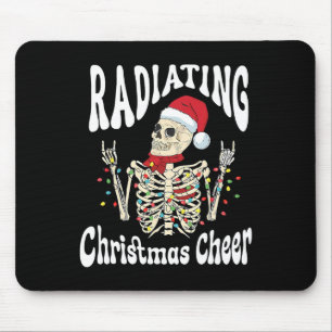 Mousepad Radiologia Irradiando Alegria de Natal Técnico de