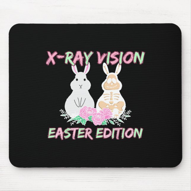 Mousepad Radiologia Tech Xray Vision Páscoa Edition Bunny E (Frente)