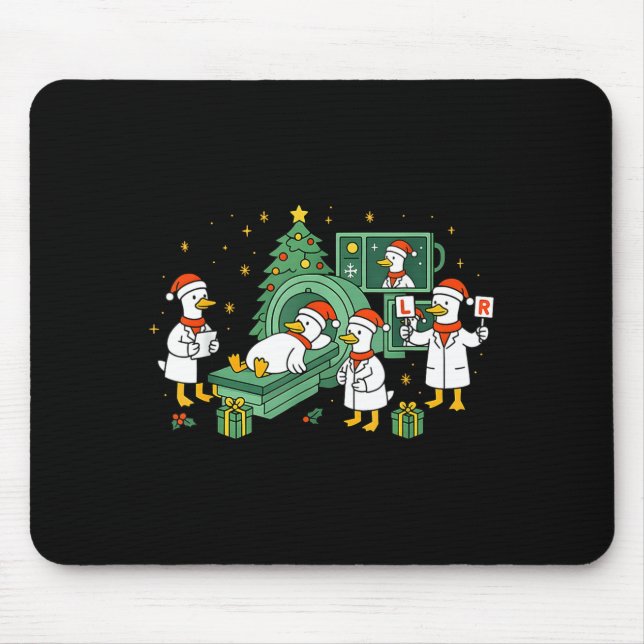 Mousepad Radiology Funny Goose Ct Scan Christmas Xray Nurse (Frente)