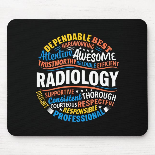 Mousepad Radiology Funny Rad Tech Week Appreciation Radiolo (Frente)