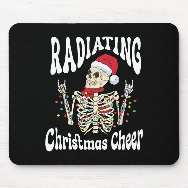 Mousepad Radiology Radiating Christmas Cheer X-ray Rad Tech (Frente)