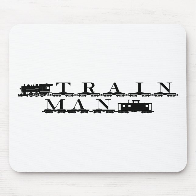 Mousepad Railroading modelo do homem do trem (Frente)