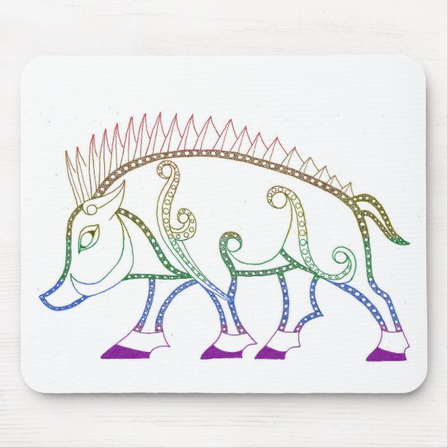 Mousepad Rainbow Boar (Frente)