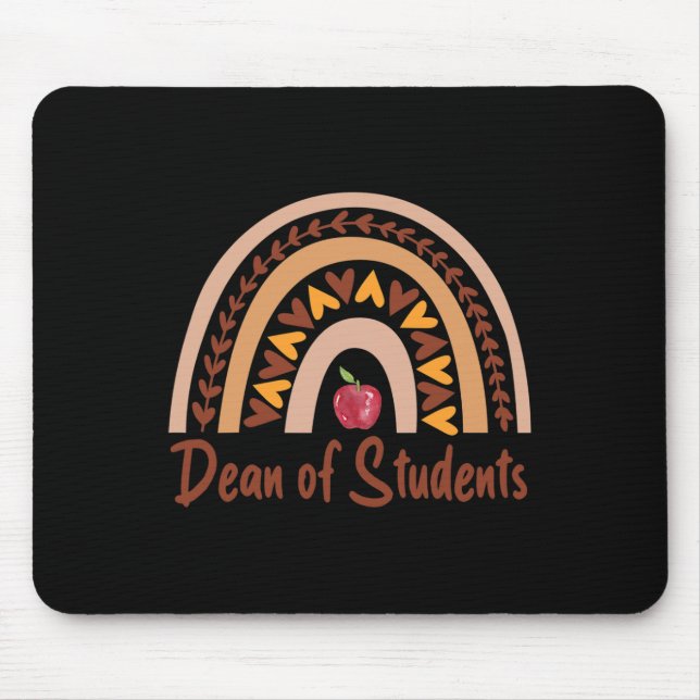 Mousepad Rainbow Dean de Estudantes de Volta à Escola Appre (Frente)