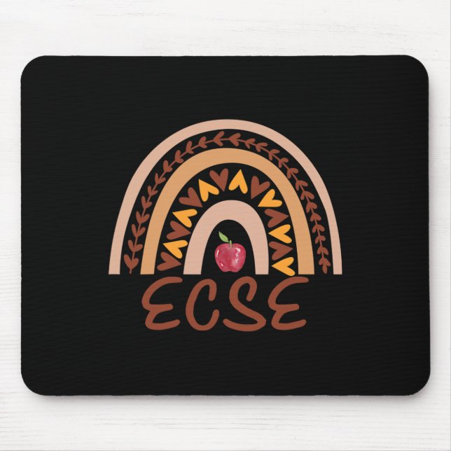 Mousepad Rainbow ECSE Team de volta à queda de apreciação e (Frente)
