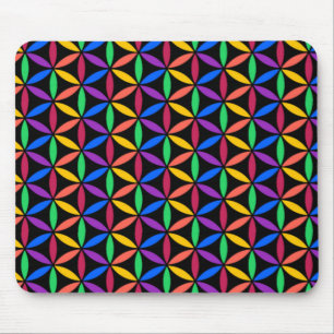 Mousepad Rainbow Flower of Life Standard (Flor da Vida)