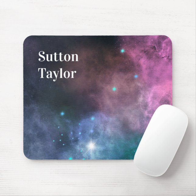 Mousepad Rainbow Galaxy (Com mouse)