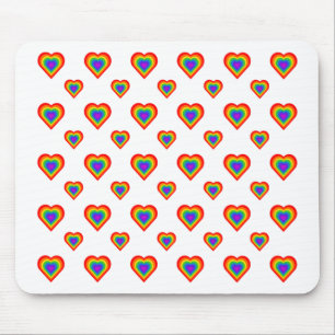 Mousepad Rainbow Heart