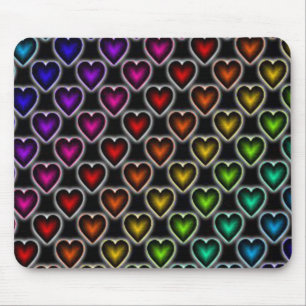 Mousepad Rainbow Hearts/Mousepad