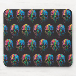 Mousepad Rainbow Skulls