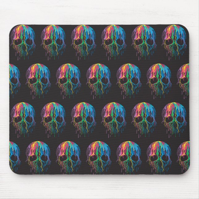 Mousepad Rainbow Skulls (Frente)