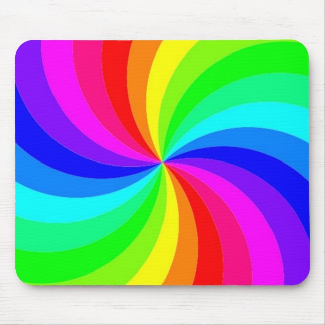 MOUSEPAD RAINBOW SPIRAL (Frente)