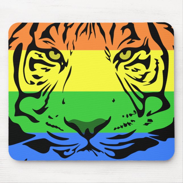 Mousepad Rainbow Tiger (Frente)
