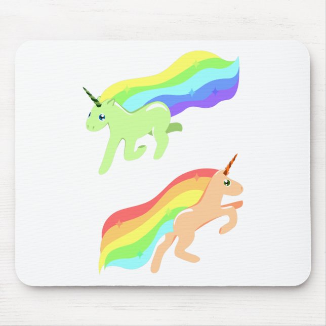Mousepad Rainbow Unicorns (Frente)