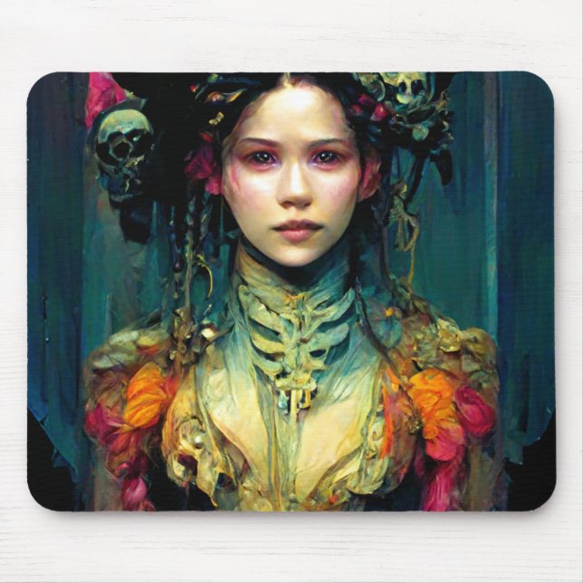 Mousepad Rainbow Urchin Fantasy Sci-Fi (Frente)