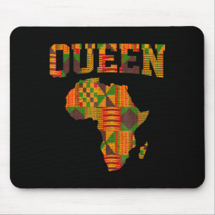 Mousepad Rainha Africana Arte Para Mulheres Meninas Tecido