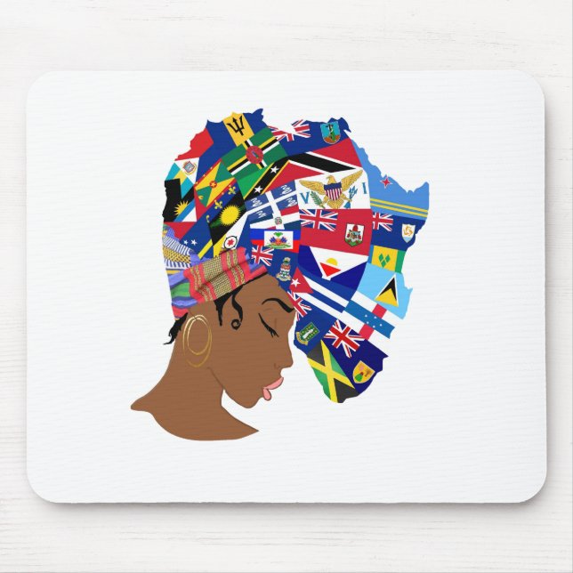 Mousepad Rainha Caribe Afro (Frente)