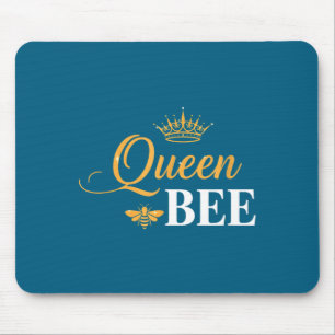 Mousepad Rainha coroa abelha script natureza feminina amor