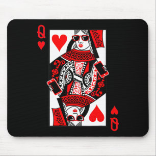 Mousepad Rainha de Copas Feminino - Dia dos Namorados Vinta