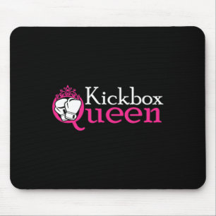 Mousepad Rainha do Kickbox É Garota de Kickboxing É Mulher