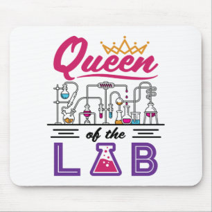 Mousepad Rainha do Laboratório de Cientista