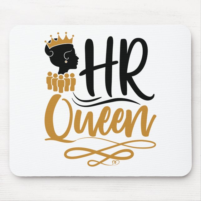 Mousepad Rainha dos Recursos Humanos Mulheres (Frente)