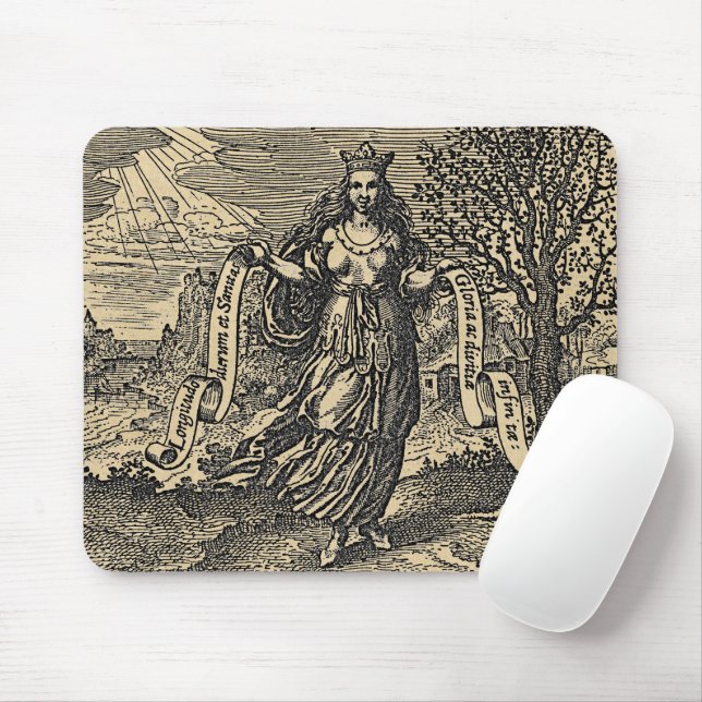 Mousepad Rainha Medieval: Vida longa e saúde (Com mouse)