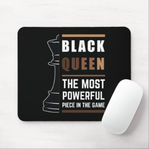 Mousepad Rainha Negra A Peça Mais Poderosa Do Jogo