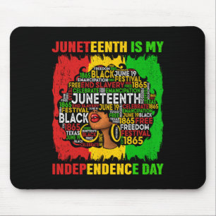 Mousepad Rainha Negra Afro Mulher 1910 É Minha Independente