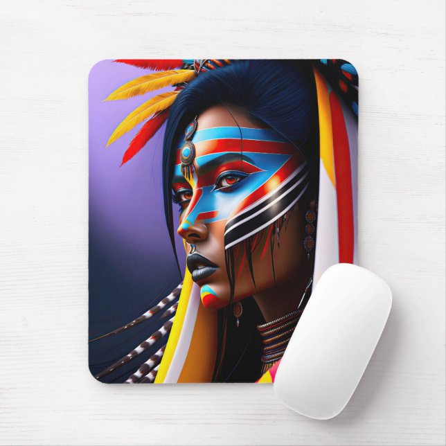 Mousepad Rainha Tribal (Com mouse)