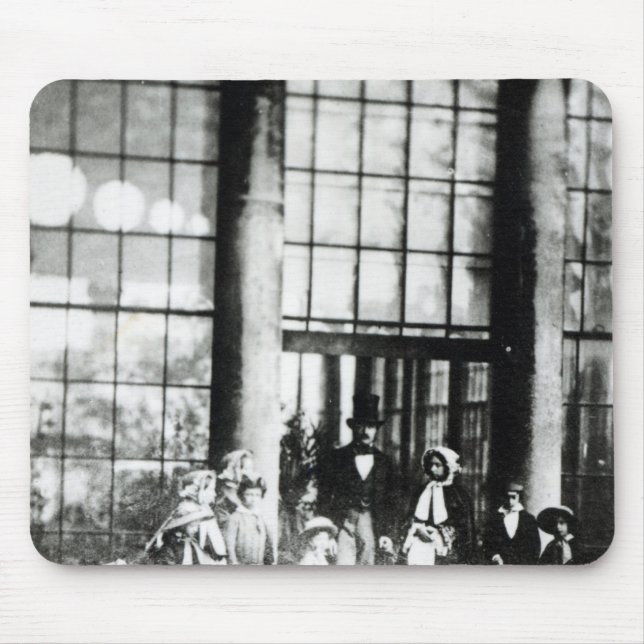 Mousepad Rainha Victoria & príncipe Albert com seu (Frente)