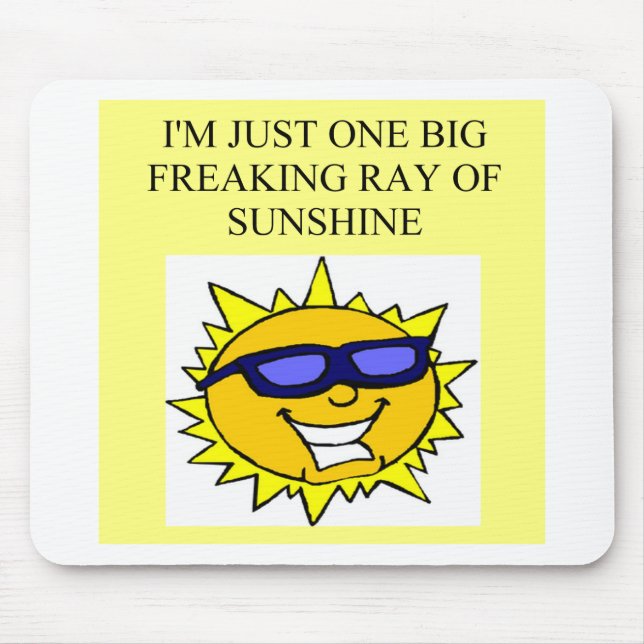 Mousepad raio de luz do sol freaking (Frente)
