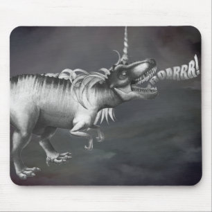 Mousepad Raio Dinocorn   Palavra Monocromática Mínima Sil