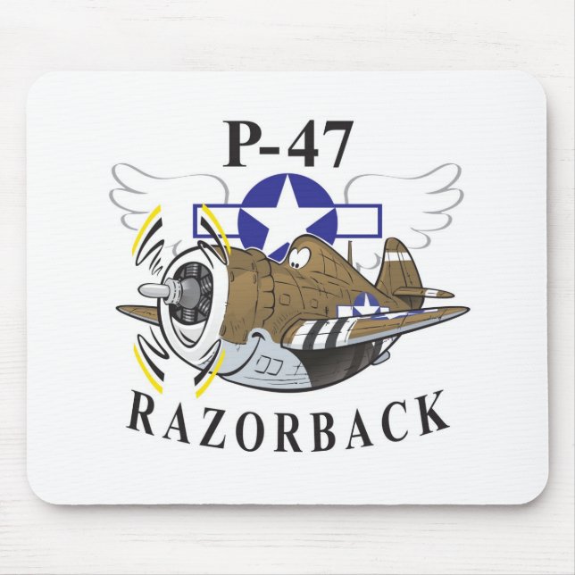 Mousepad raio p-47 (Frente)