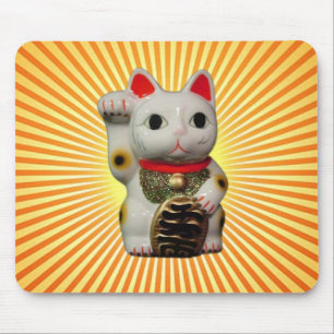 Mousepad Raios afortunados japoneses do tapete do rato do