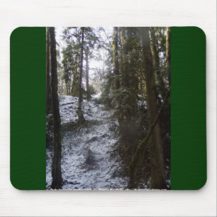 Mousepad Raios de Sun da floresta na neve #53