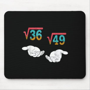 Mousepad Raiz Quadrada 36 49 Meme 67 Sorvete Drip Matemátic