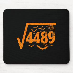 Mousepad Raiz Quadrada 4489 Meme Divertido de Halloween 67
