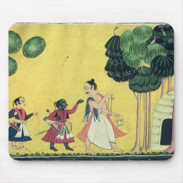 Mousepad Rama e Lakshmana acompanhados de Visvamitra (Frente)