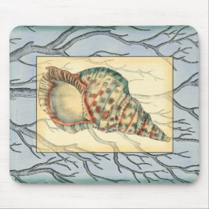 Mousepad Ramais de Seashell e Árvore