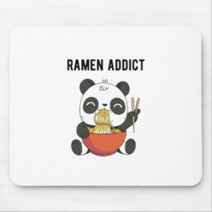 Mousepad Ramen Addict Panda Bear Doces Japoneses com Pres