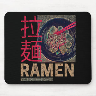 Mousepad Ramen Japonês Noodle Anime Vintage
